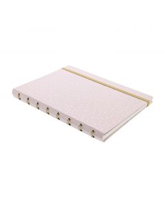 Filofax Notesbog Confetti A5 Linjeret Rose Quartz