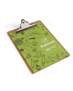 Clipboard A4 Enkel MDF Brun