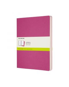 Cahier Journal Blank XL Lyserød 3-Pak