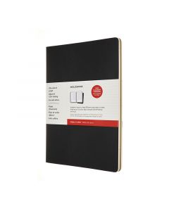 Cahier Subject A4 Sort / Brun 2 Pakke