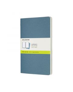 Cahier Journal Blank Large Brisk Blue 3-Pak