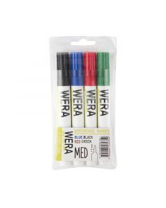 Wera Whiteboardmarker 1-3mm 4 Pakke