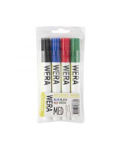 Wera Whiteboardmarker 1-4mm 4 Pakke