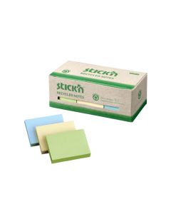 Notesblok 38x51mm 100 Blad Assorterat 12 Pakke