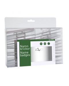 Navneskilt Nål 50x90mm 50 Pack