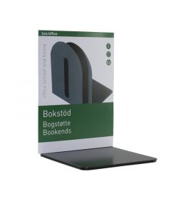 Bogstøtte Metal 15cm Sort