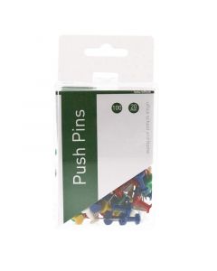 Pushpins 100 styk Assorterede Farver