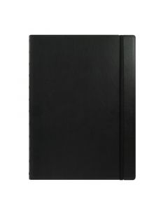 Filofax Notesbog A4 Linjeret Sort