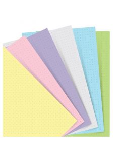 Filofax Notesbog Refill Pocket Pastel Dotted