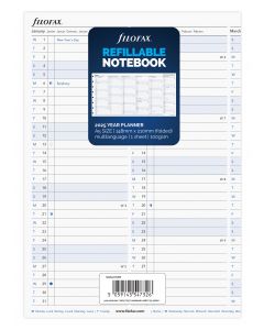 Filofax Årsplan Notesbog A5 2025