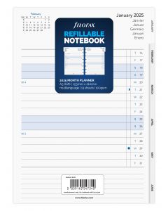 Filofax Månedsplan Notebook A5 2025