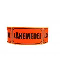 Advarselsetiketter Läkemedel 50x100 1000stk