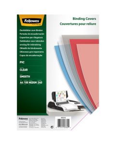 Fellowes PVC Cover A4 100x240M Transparent